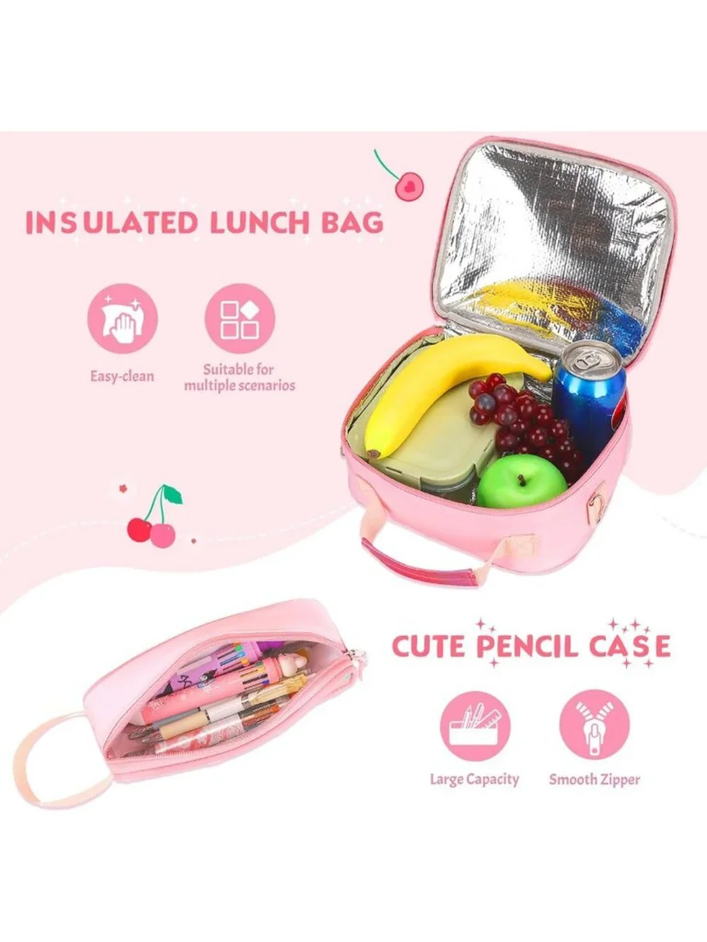 15-Inch Girls Backpack for Ages 5-8 with Water Bottle - Stylish & Functional!